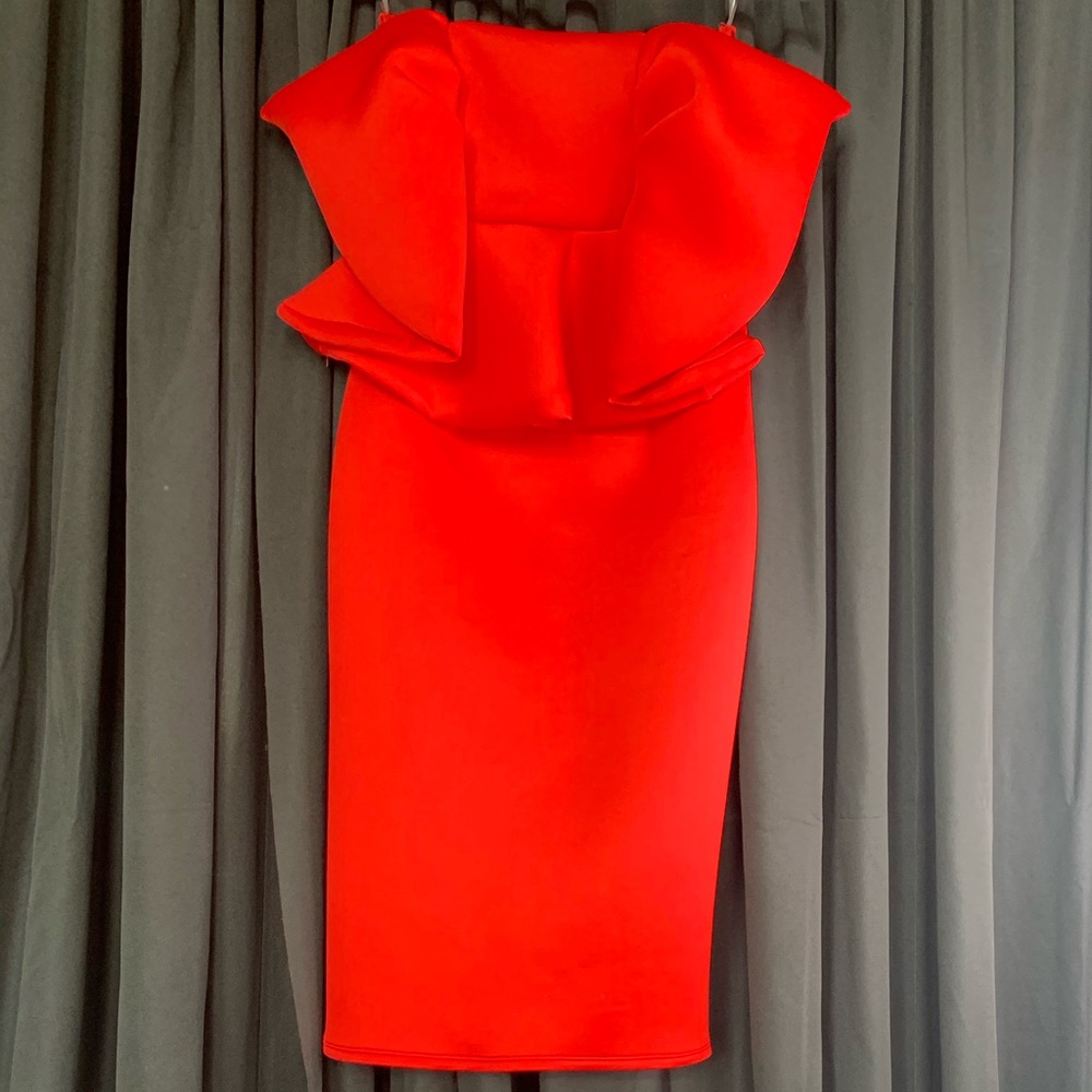 Red evening Bodycon Dress